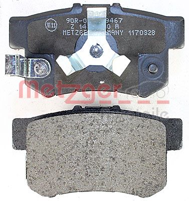 METZGER 1170328 Bremsbelagsatz, Scheibenbremse